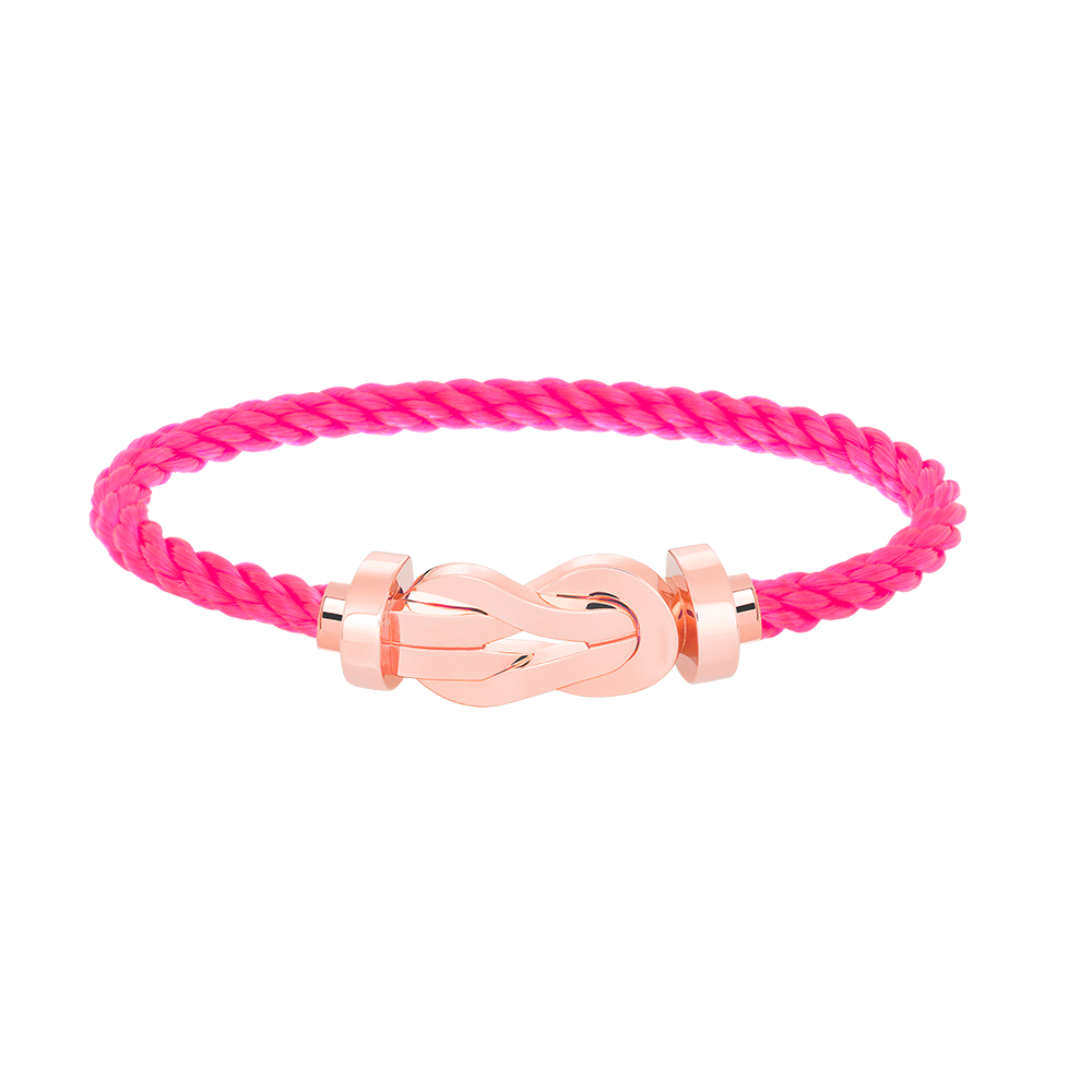 [Echo Fine ]CHANCE LARGE 8 FIGURE BUCKLE NO DIAMOND BRACELET ROSE GOLD