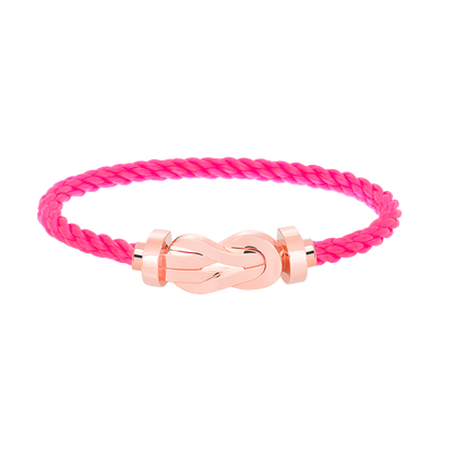 [Echo Fine ]CHANCE LARGE 8 FIGURE BUCKLE NO DIAMOND BRACELET ROSE GOLD