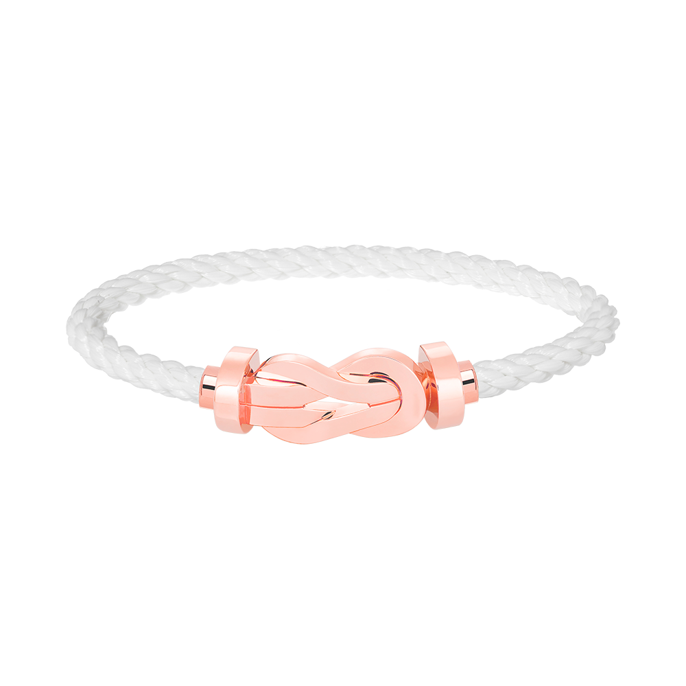 [Echo Fine ]CHANCE LARGE 8 FIGURE BUCKLE NO DIAMOND BRACELET ROSE GOLD