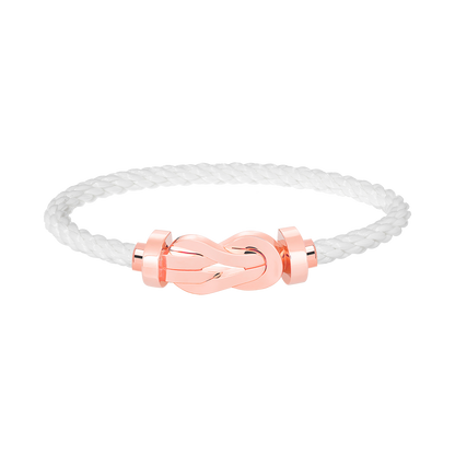 [Echo Fine ]CHANCE LARGE 8 FIGURE BUCKLE NO DIAMOND BRACELET ROSE GOLD
