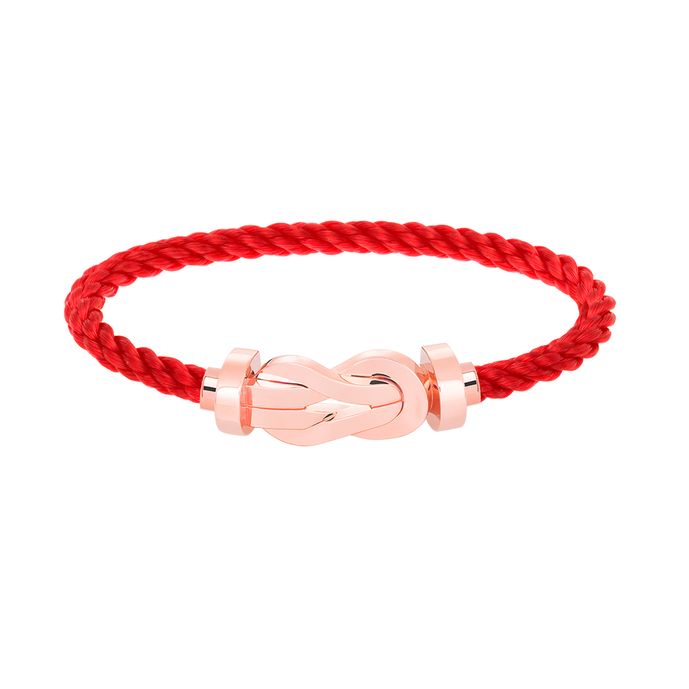 [Echo Fine ]CHANCE LARGE 8 FIGURE BUCKLE NO DIAMOND BRACELET ROSE GOLD