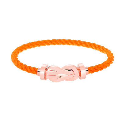 [Echo Fine ]CHANCE LARGE 8 FIGURE BUCKLE NO DIAMOND BRACELET ROSE GOLD