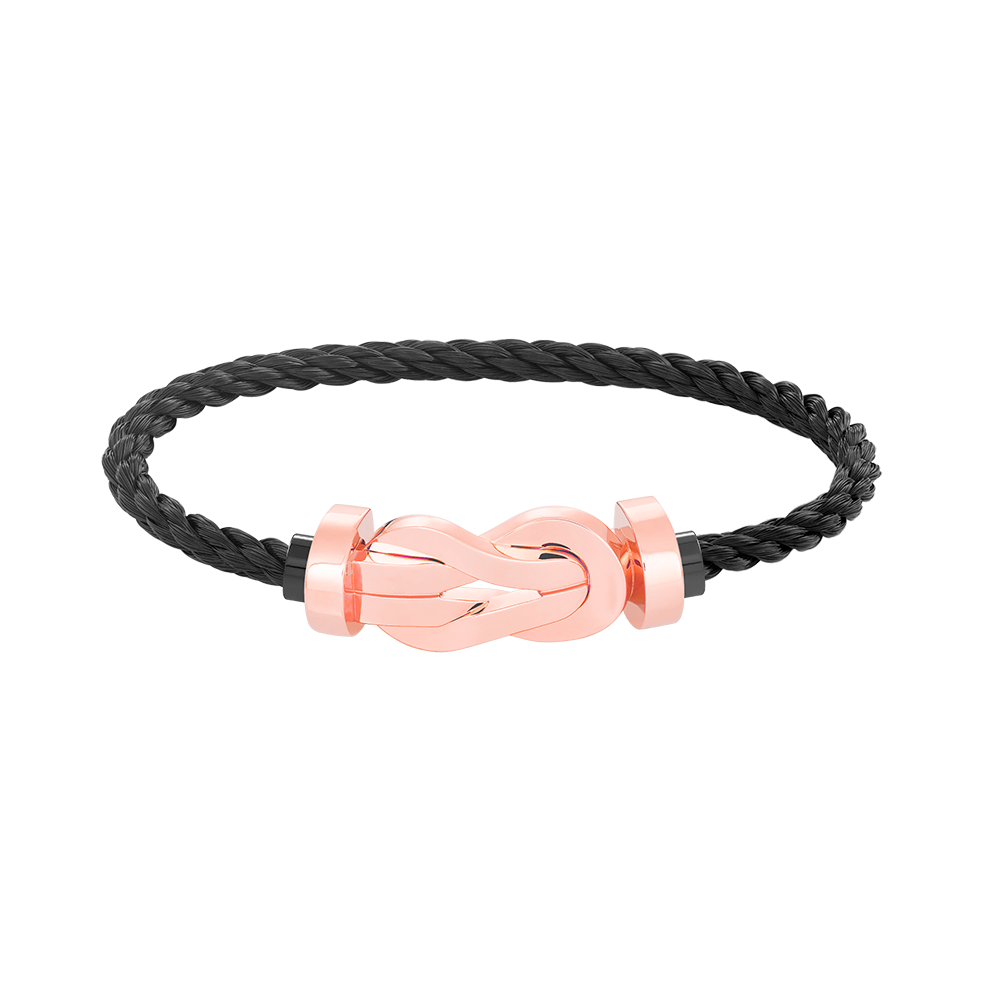[Echo Fine ]CHANCE LARGE 8 FIGURE BUCKLE NO DIAMOND BRACELET ROSE GOLD