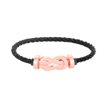 [Echo Fine ]CHANCE LARGE 8 FIGURE BUCKLE NO DIAMOND BRACELET ROSE GOLD
