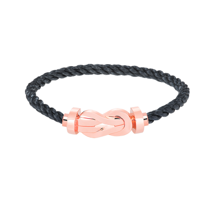 [Echo Fine ]CHANCE LARGE 8 FIGURE BUCKLE NO DIAMOND BRACELET ROSE GOLD