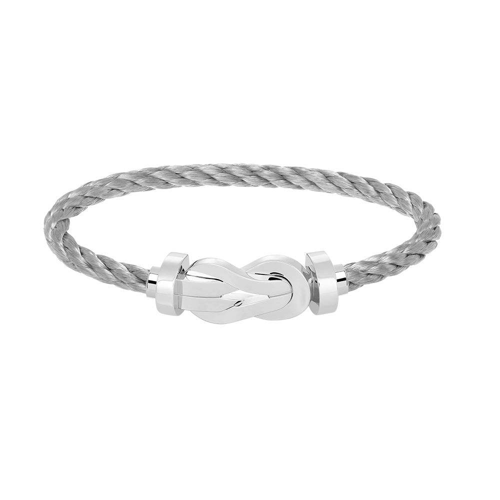 [Echo Fine ]CHANCE LARGE 8 FIGURE BUCKLE NO DIAMOND BRACELET SILVER
