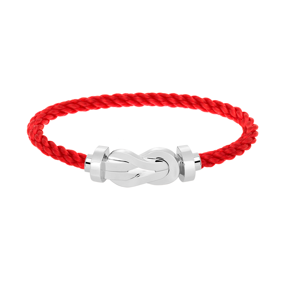 [Echo Fine ]CHANCE LARGE 8 FIGURE BUCKLE NO DIAMOND BRACELET SILVER
