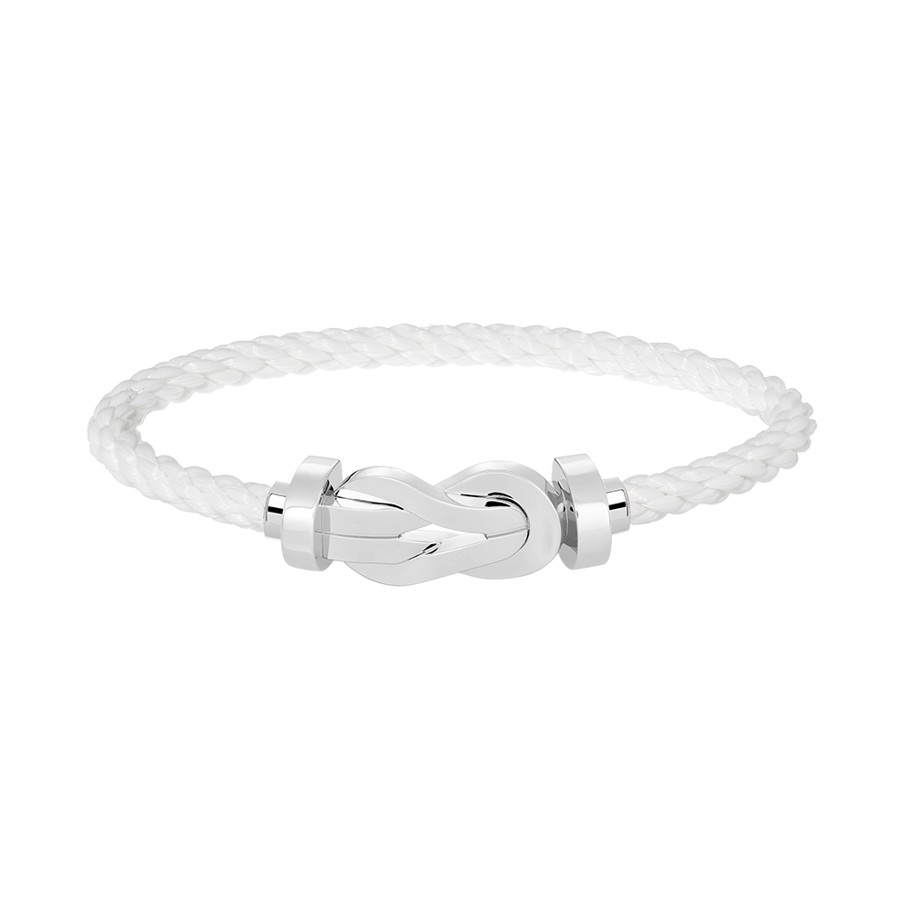 [Echo Fine ]CHANCE LARGE 8 FIGURE BUCKLE NO DIAMOND BRACELET SILVER