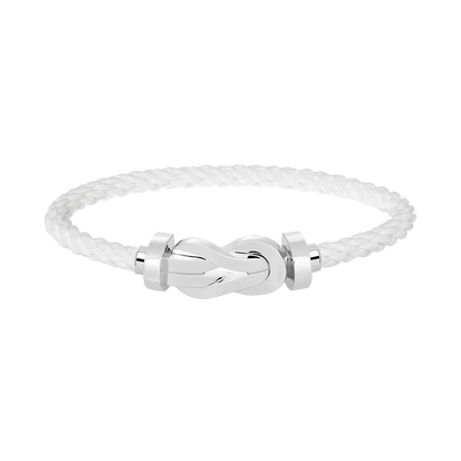 [Echo Fine ]CHANCE LARGE 8 FIGURE BUCKLE NO DIAMOND BRACELET SILVER
