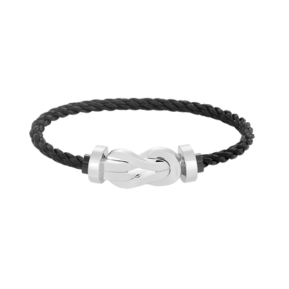 [Echo Fine ]CHANCE LARGE 8 FIGURE BUCKLE NO DIAMOND BRACELET SILVER