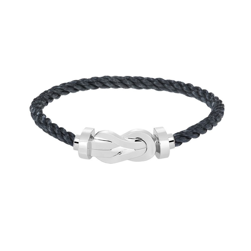 [Echo Fine ]CHANCE LARGE 8 FIGURE BUCKLE NO DIAMOND BRACELET SILVER