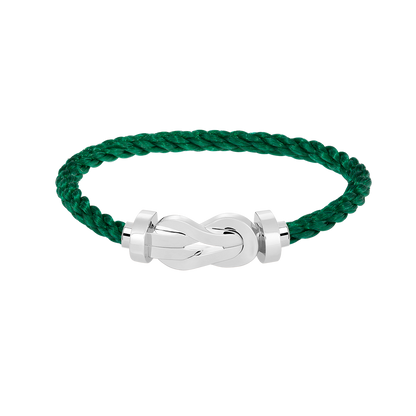 [Echo Fine ]CHANCE LARGE 8 FIGURE BUCKLE NO DIAMOND BRACELET SILVER