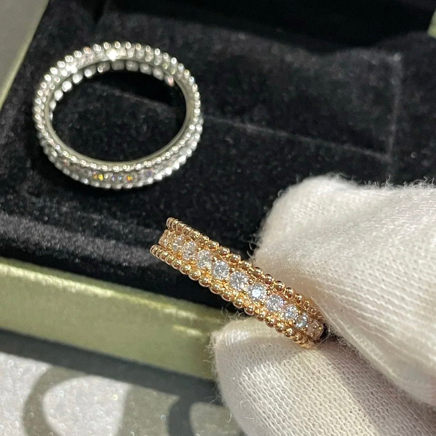 [Echo Fine ]PERLEE DIAMOND SILVER RING