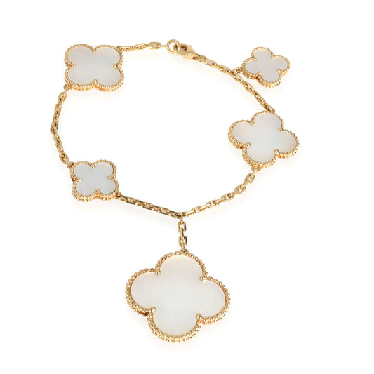 [Echo Fine ]MAGIC CLOVER MOP GOLD BRACELET 5 MOTIFS