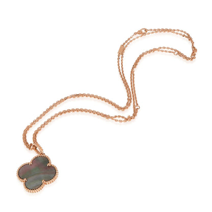 [Echo Fine ]CLOVER 25MM GOLD DARK MOP BIG CLOVER NECKLACE