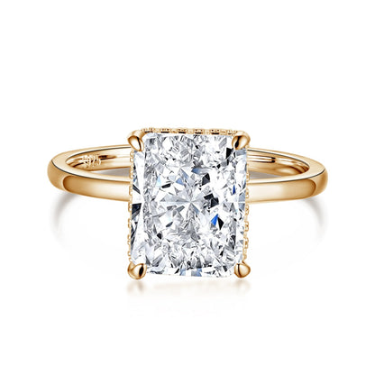 [Echo Fine ]4.0 Carat Ornate Enchanting Radiand Cut Banquet Ring