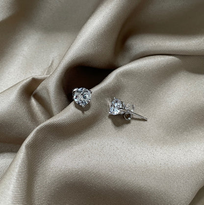 [Echo Fine ]Dainty Round Shape Earrings