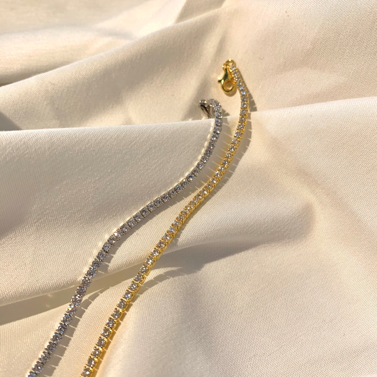 [Echo Fine ]Radiant Shinning Princess Cut Tennis Bracelet