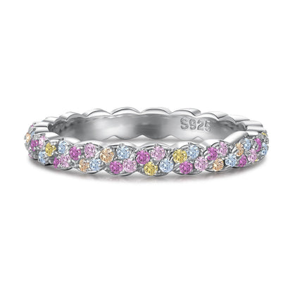 [Echo Fine ]Dainty Ebullient Round Cut Daily Ring