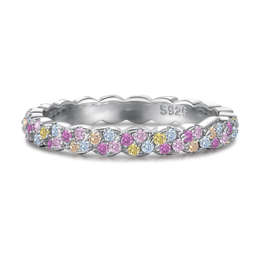 [Echo Fine ]Dainty Ebullient Round Cut Daily Ring