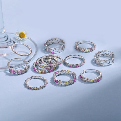 [Echo Fine ]Radiant Sparkling Round Cut Daily Ring