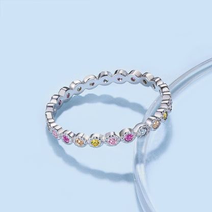 [Echo Fine ]Radiant Sparkling Round Cut Daily Ring