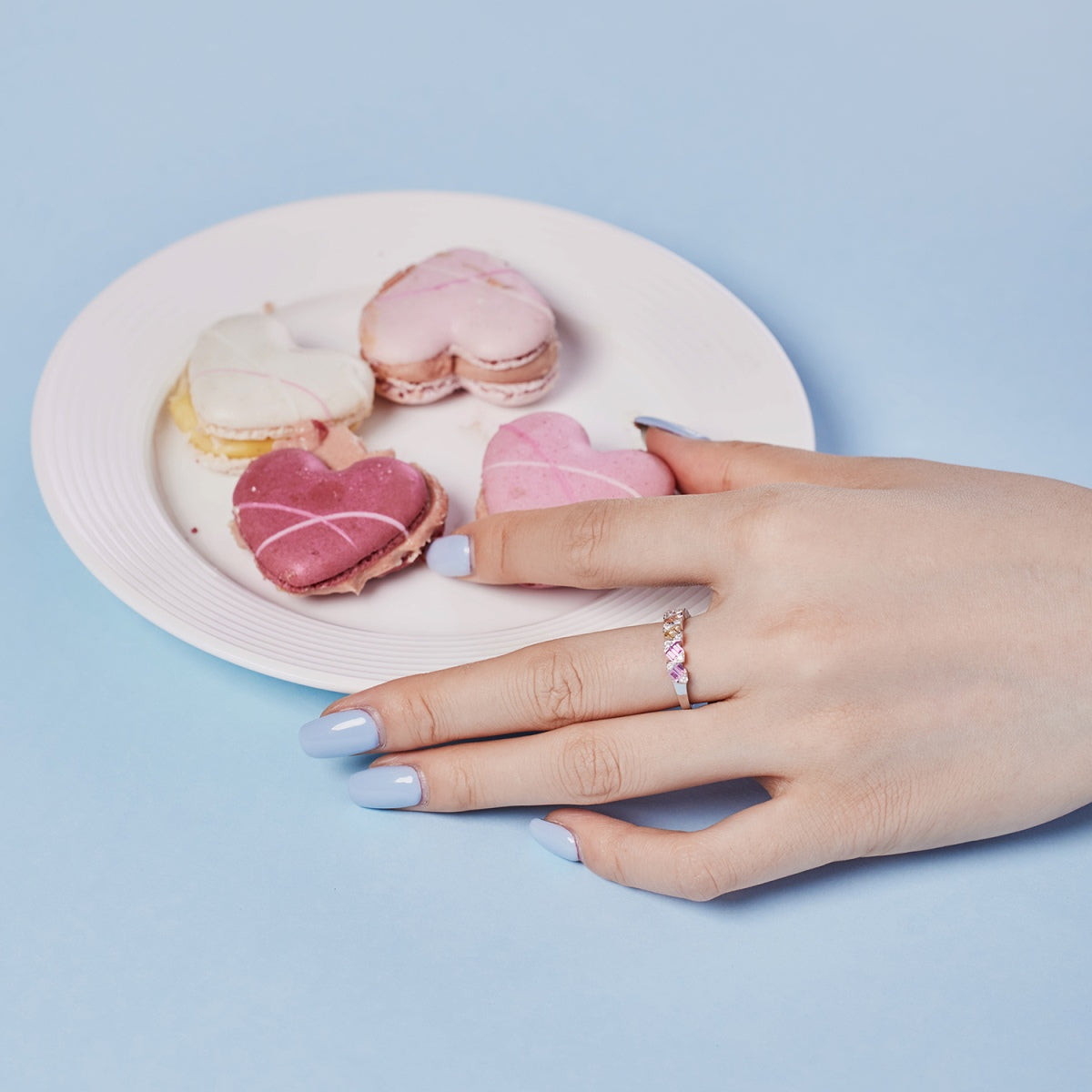 [Echo Fine ]Delicate Vibrant Emerald Cut Daily Ring