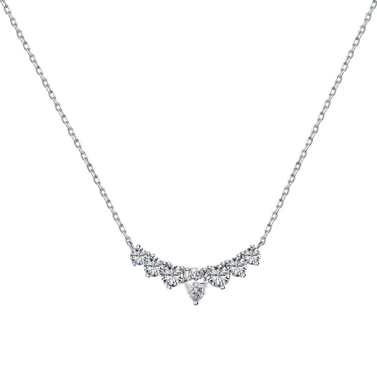 [Echo Fine ]Dainty Colorful Heart Necklace