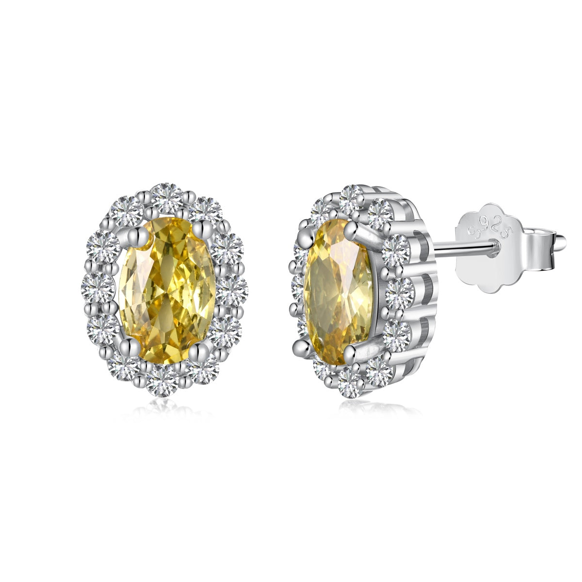 [Echo Fine ]Delicate Unique Oval Cut Daily Earrings