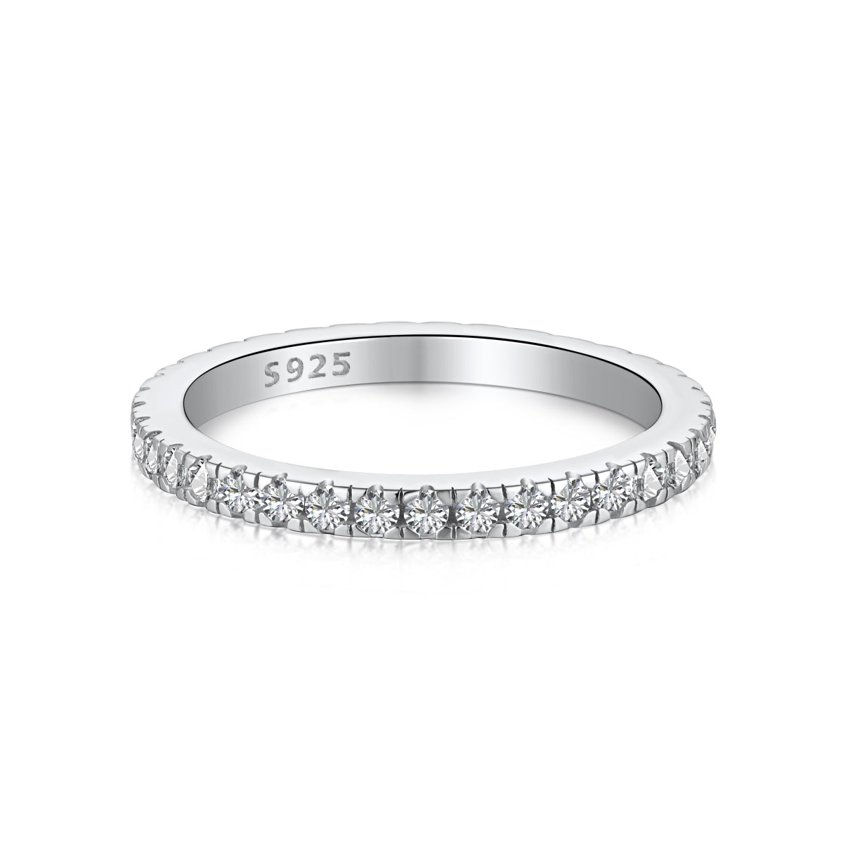 [Echo Fine ]Delicate Sparkling Round Cut Daily Ring