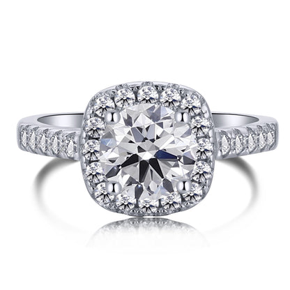 [Echo Fine ]Dazzling Resplendent Round Cut Wedding Ring