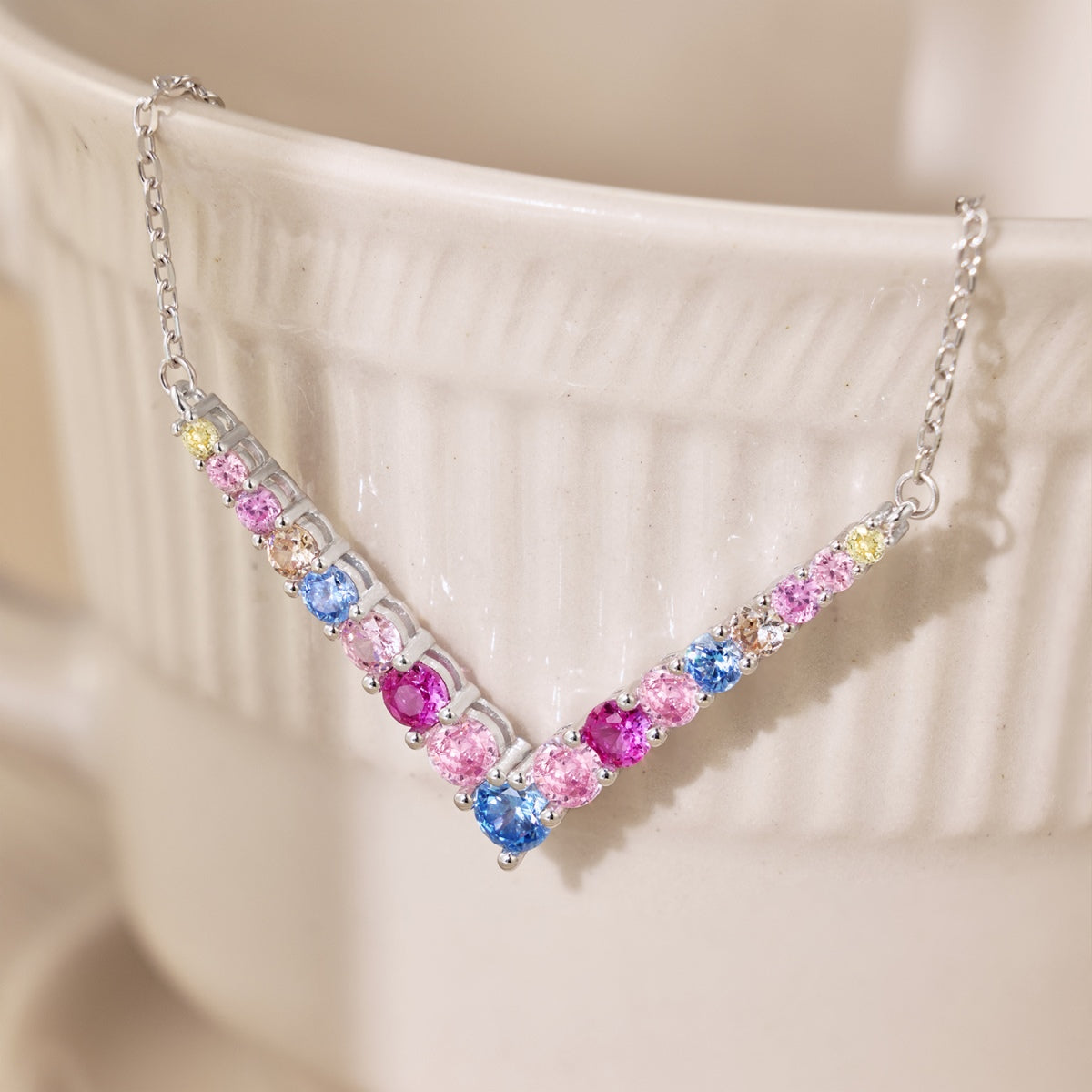 [Echo Fine ]Ornate Round Cut Necklace