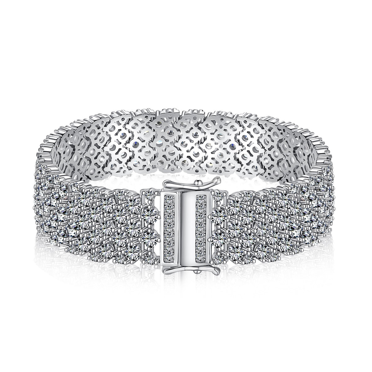 [Echo Fine ]Ornate Elegant Round Cut Party Bracelet