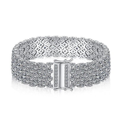 [Echo Fine ]Ornate Elegant Round Cut Party Bracelet