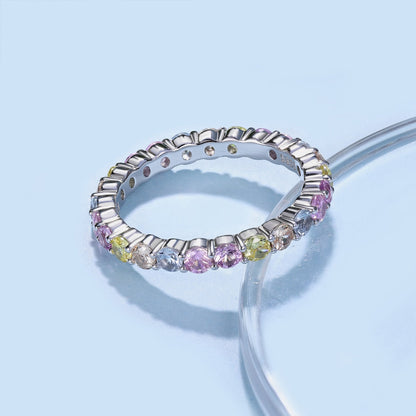 [Echo Fine ]Dazzling Resplendent Round Cut Party Ring
