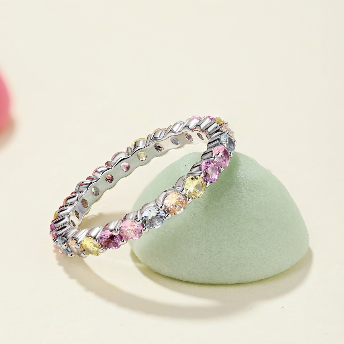 [Echo Fine ]Dazzling Resplendent Round Cut Party Ring