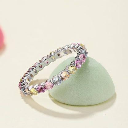 [Echo Fine ]Dazzling Resplendent Round Cut Party Ring