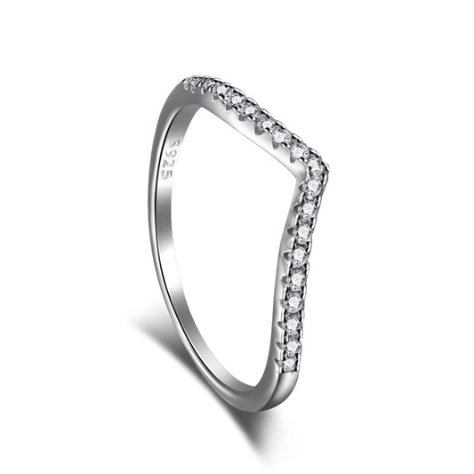 [Echo Fine ]Elaborate Tennis Band Ring