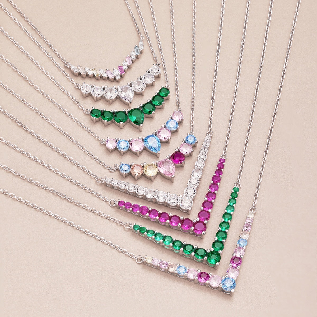 [Echo Fine ]Ornate Round Cut Necklace