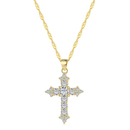 [Echo Fine ]Delicate Cross Shape Necklace