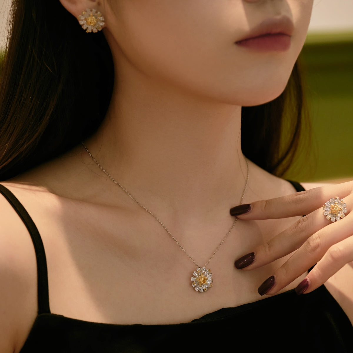 [Echo Fine ]Exquisite Daisy Necklace
