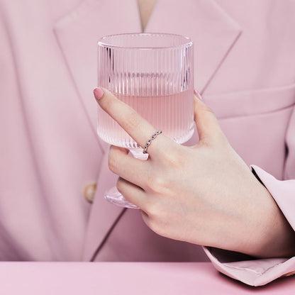 [Echo Fine ]Elegant Energetic Round Cut Daily Ring