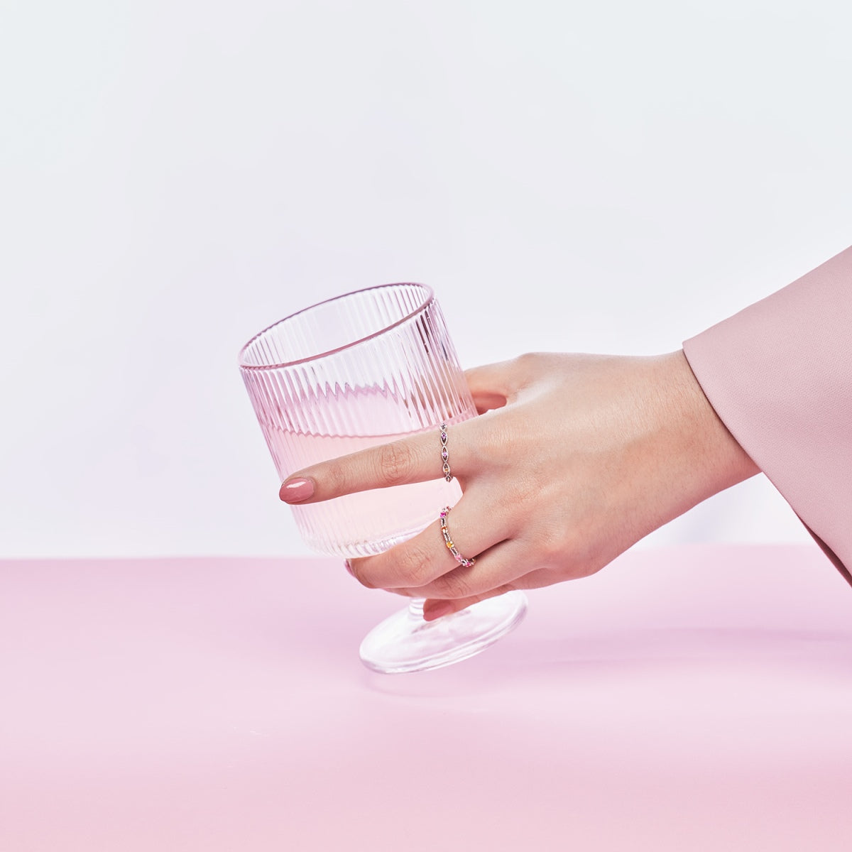 [Echo Fine ]Elegant Energetic Round Cut Daily Ring