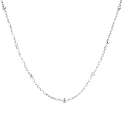 [Echo Fine ]Small Bead Clavicle Chain Simple Necklace