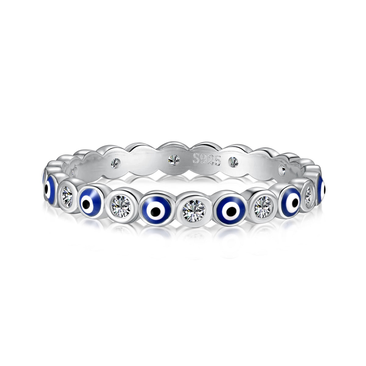 [Echo Fine ]Sparkling Vibrant Round Shape Daily Ring
