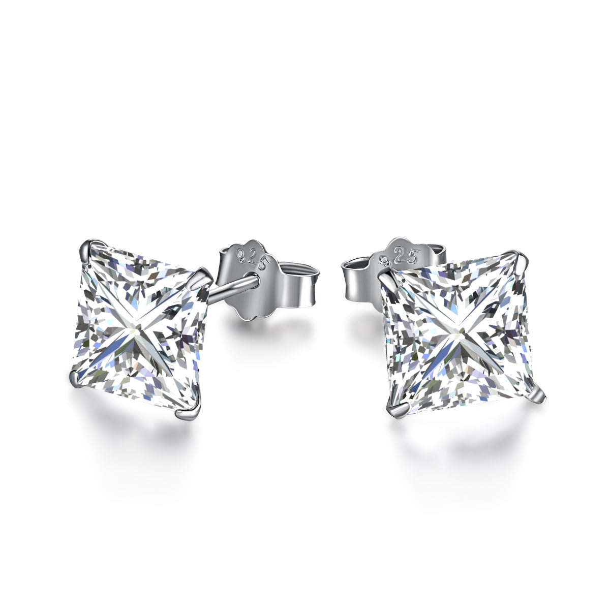 [Echo Fine ]Ornate Square Shape Earrings