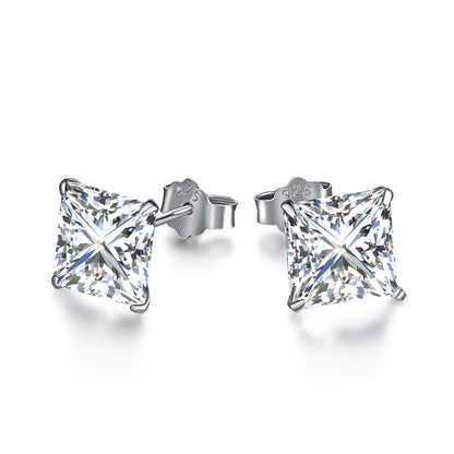 [Echo Fine ]Ornate Square Shape Earrings