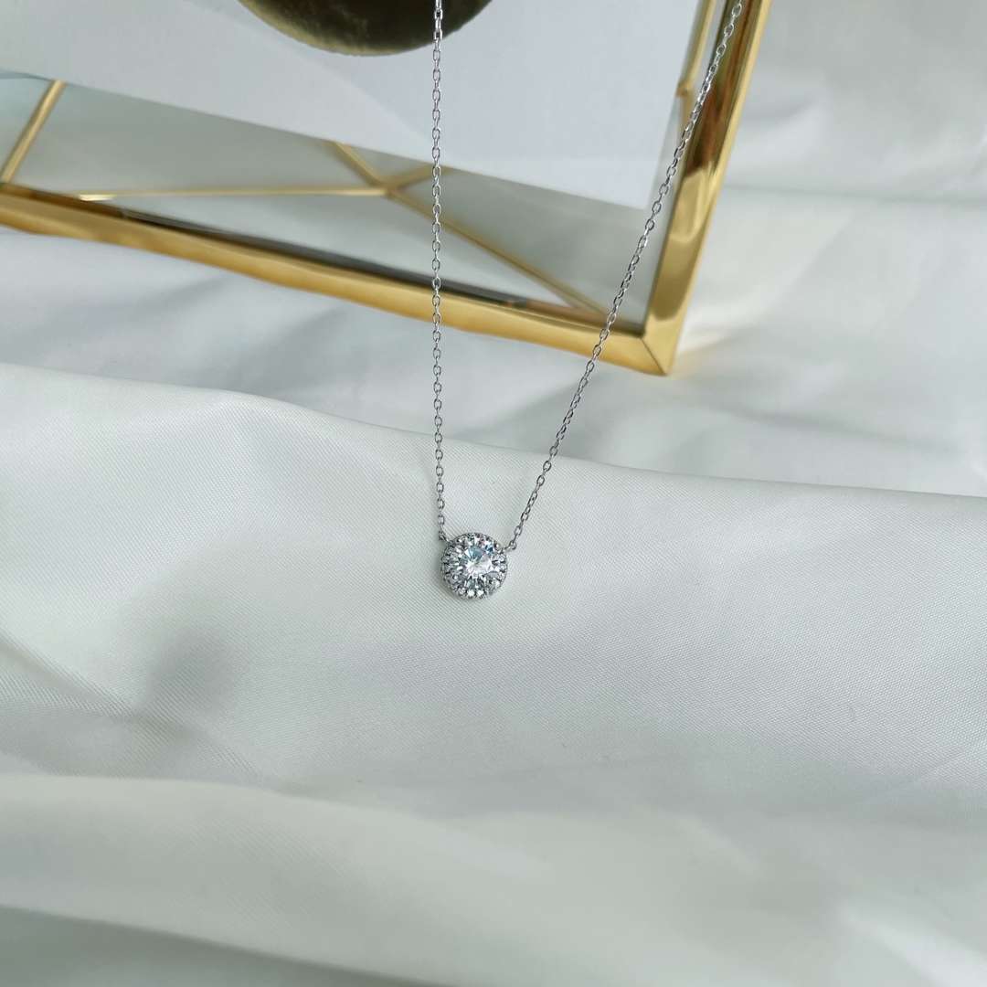 [Echo Fine ]Luxurious Round Cut Necklace