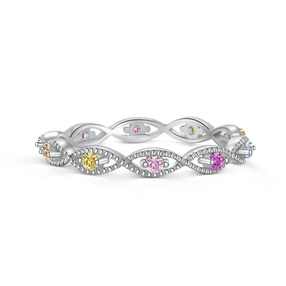 [Echo Fine ]Elegant Energetic Round Cut Daily Ring