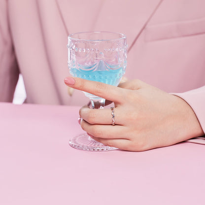 [Echo Fine ]Ornate Vibrant Round Cut Daily Ring